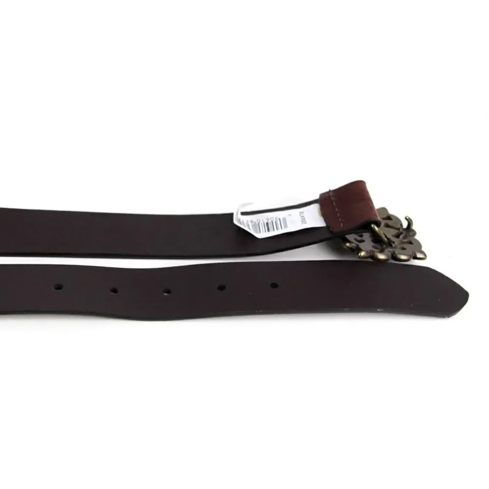 BROWN GENUINE LEATHER 1.25